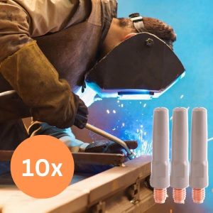 Накрайник с незалепващо покритие за заваръчен пистолет (10 бр.) | VERLAMKO