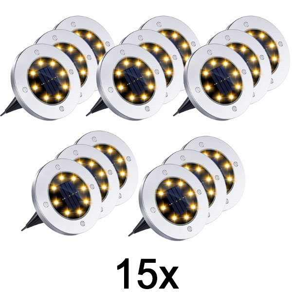 5x Соларни подови лампи за външна употреба (3 бр.) | LUMIGARD